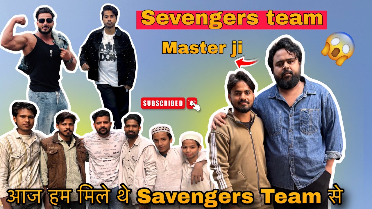 आज हम जा रहे हैं Sevengers की टीम से मिलने Master ji और Tope ji Se मिलने मुस्तफाबाद दिल्ली #vlog 