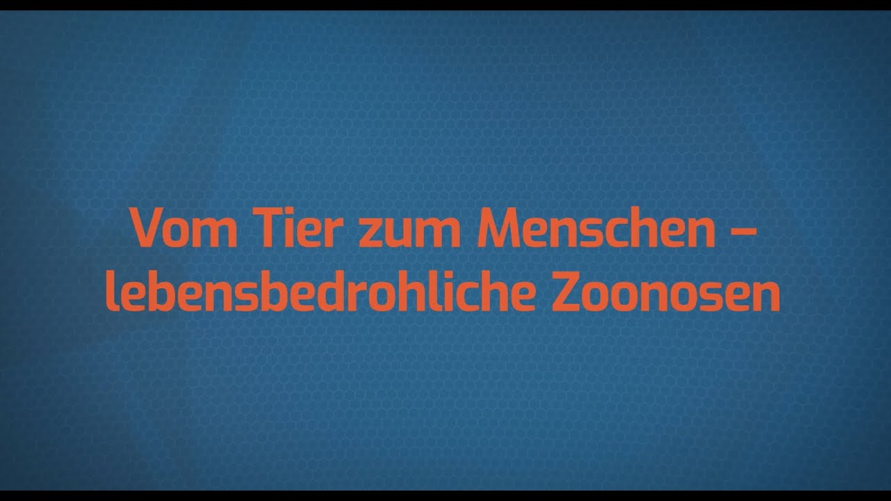 Vom Tier zum Menschen - lebensbedrohliche Zoonosen