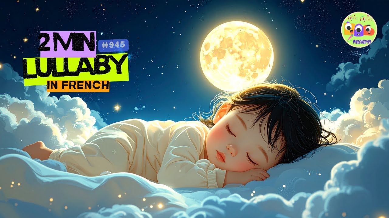 Gentle French Lullaby 🇫🇷 French Sleep Song for Calm Bedtime and Deep Peaceful Nights #baby #kids