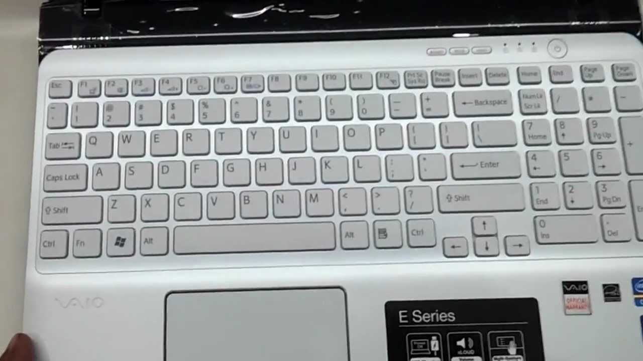 sony vaio e series e15 white colour edition latest 2012