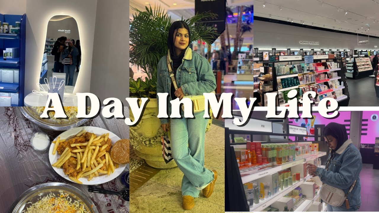A productive day in my life 🌷🎀|(Shopping,travel,food,skincare,makeup,couple)😻🐼💌