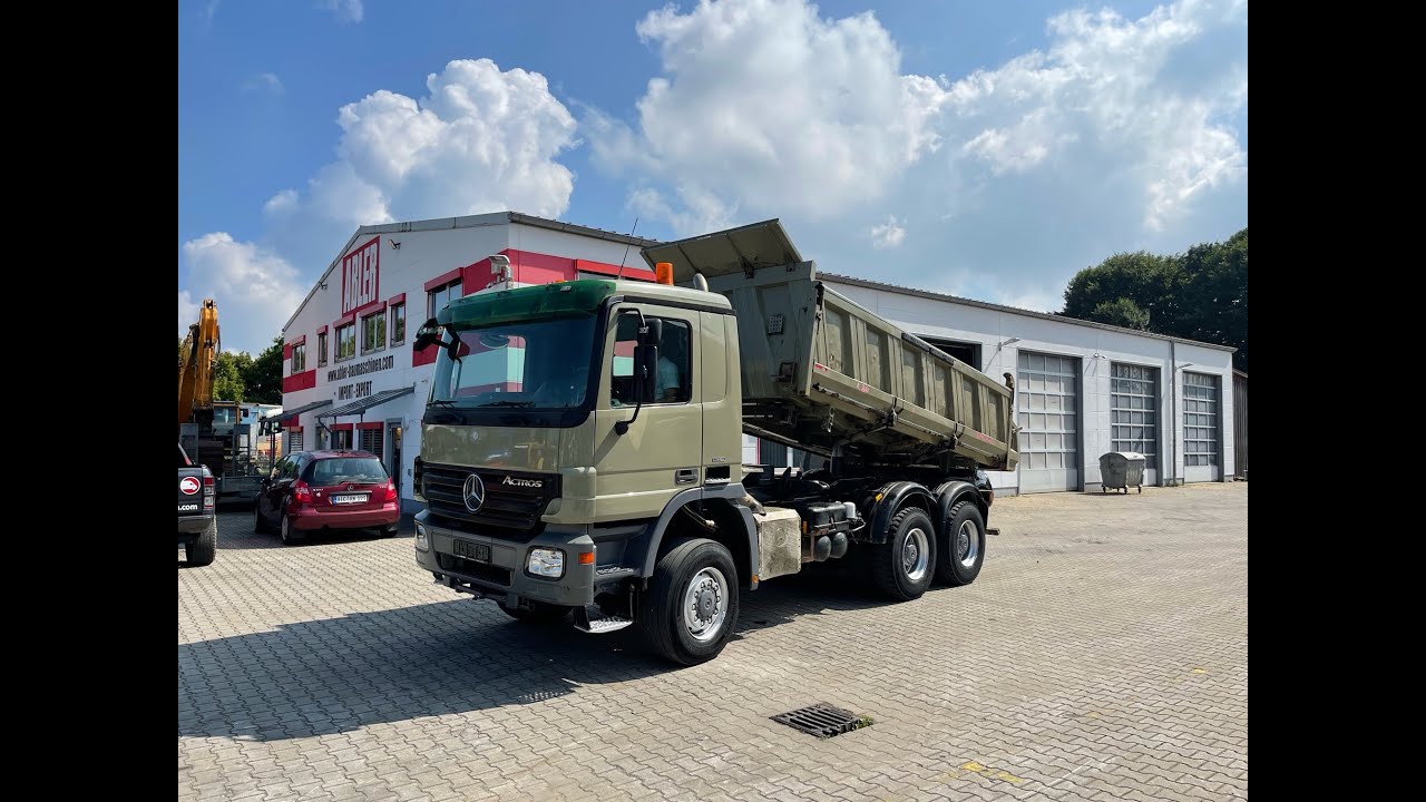 Mercedes-Benz 3344 Actros 6x6 Allrad 3-Seiten-Kipper mit Bordmatic
