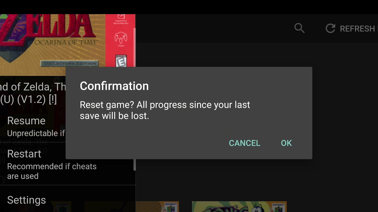 Legend Of Zelda Ocarina Of Time wide screen hack/Samsung S9