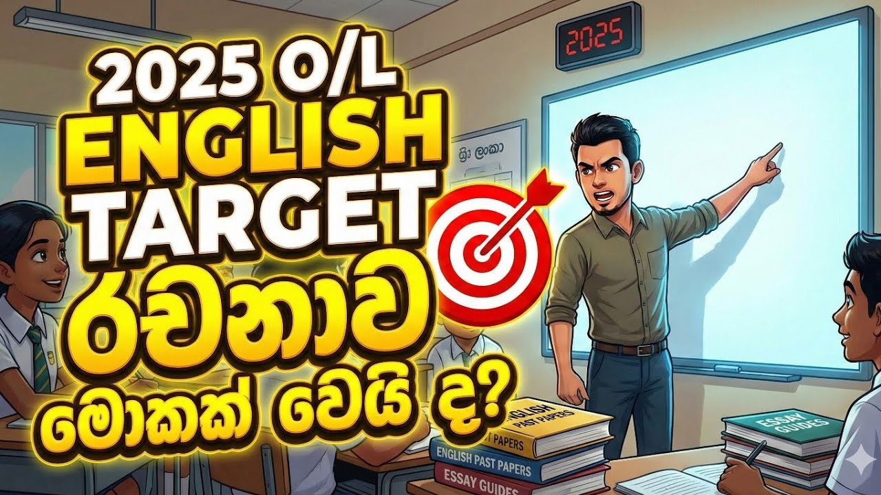 2025 O/L English Target රචනාව මොකක් වෙයි ද ? #2025olenglish#Essay 