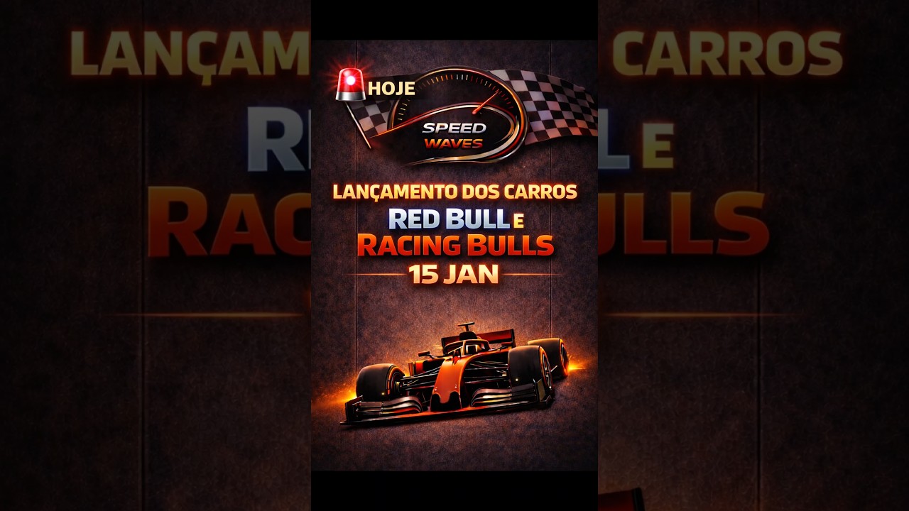 🚨 É hoje!!! Lançamento dos carros da Red Bull e Racing Bulls 