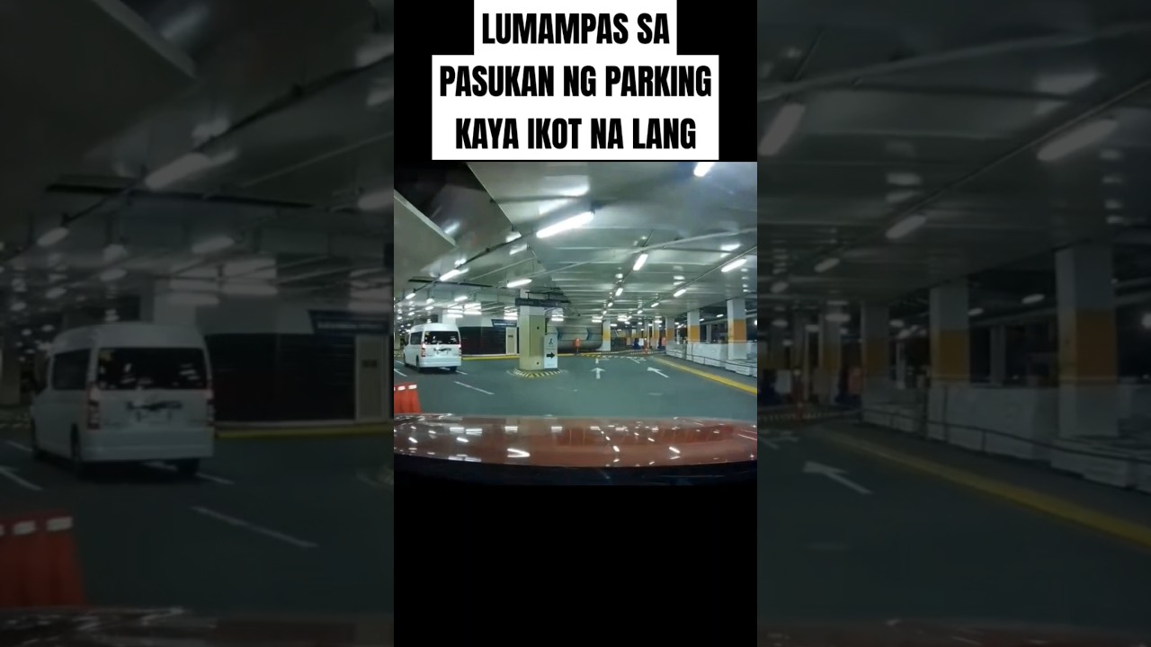 LUMAMPAS SA PASUKAN NG PARKING KAYA IKOT NA LANG