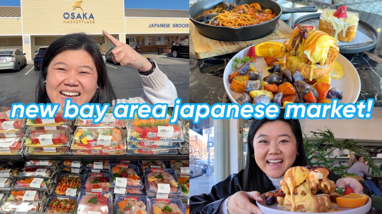 checking out NEW bay area japanese market! 🍣🇯🇵 + is this new asian brunch spot worth the hype? 🍳🥞