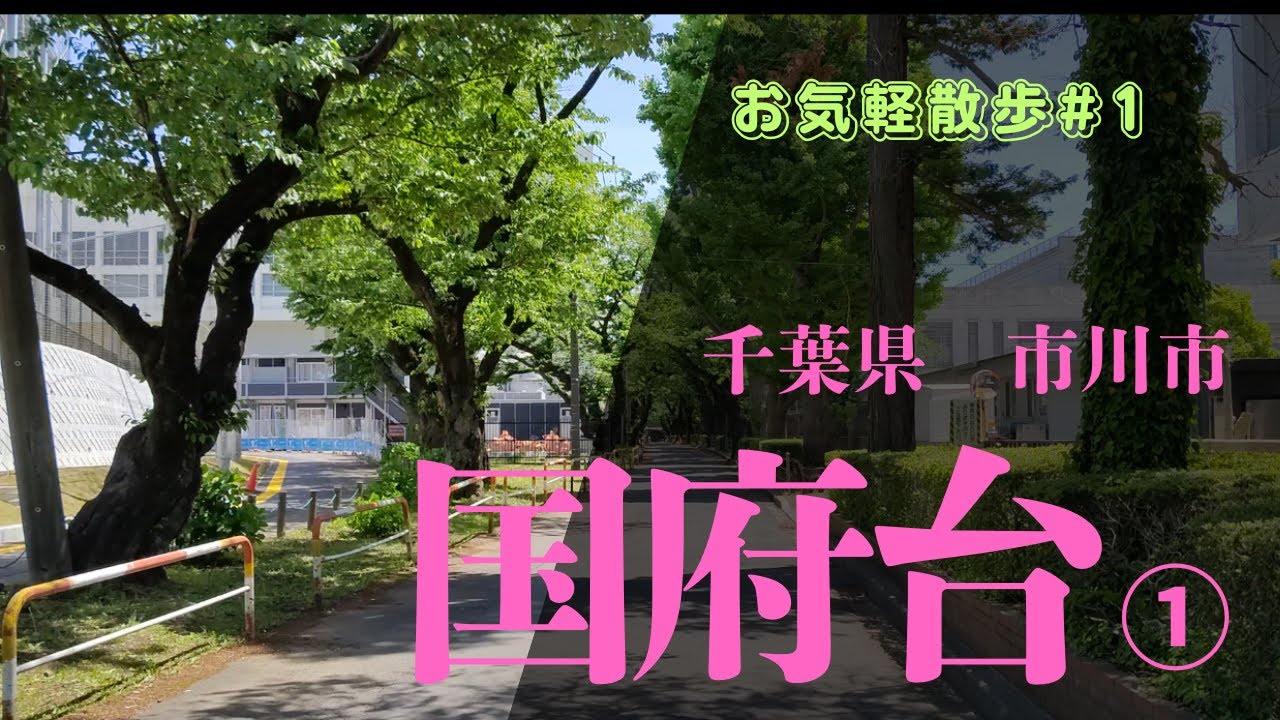 【お気軽散歩】千葉県市川市国府台を散策。