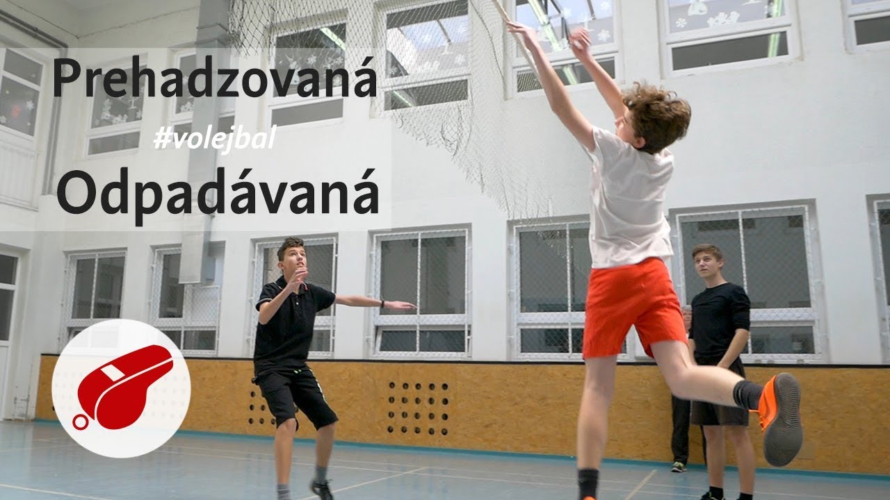 Prehadzovaná odpadávaná - príprávná volejbalová hra