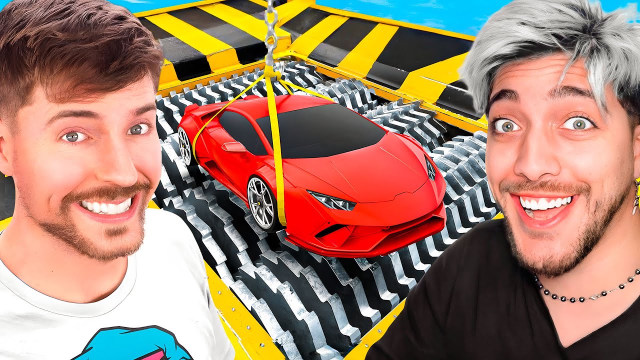 Lamborghini vs. Trituradora | Mrbeast