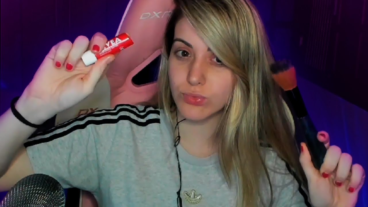 ASMR - CUIDANDO DE VOCÊ ANTES DE DORMIR + SONS DE BOCA 👄