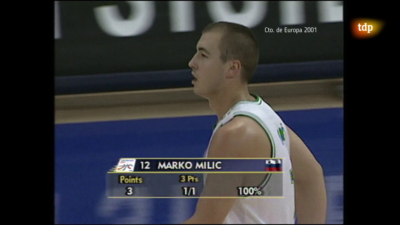 Eurobasket 2001 (Grupo B) Eslovenia Vs España