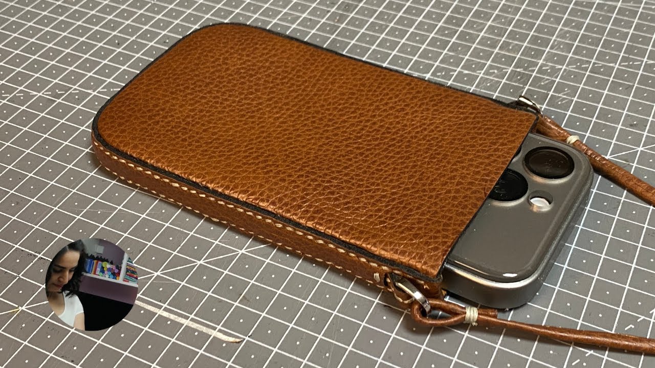DIY Leather Crossbody Phone Bag | Leathercraft Tutorial for Beginners