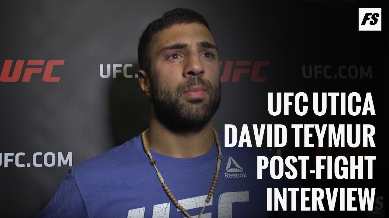 UFC Utica: David Teymur talks win over Nik Lentz - FanSided MMA