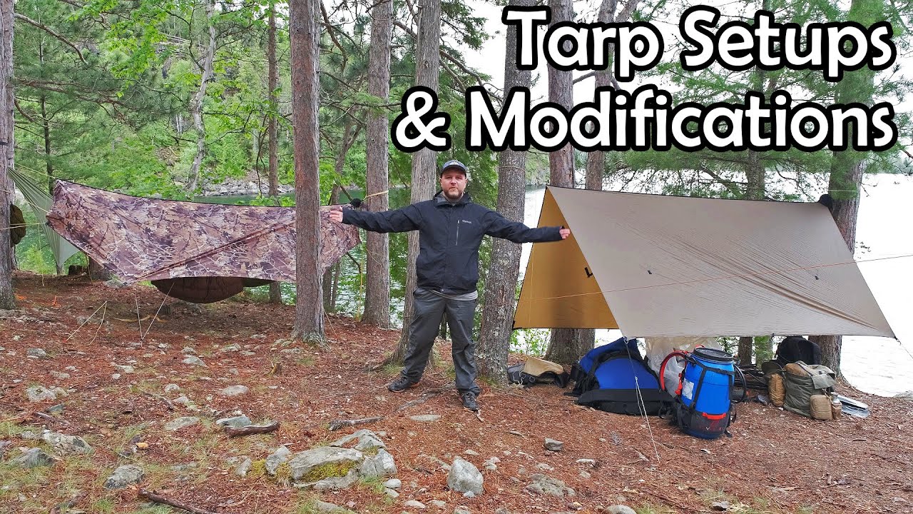 My Wilderness Tarp Setups (Hammocking/Survival)