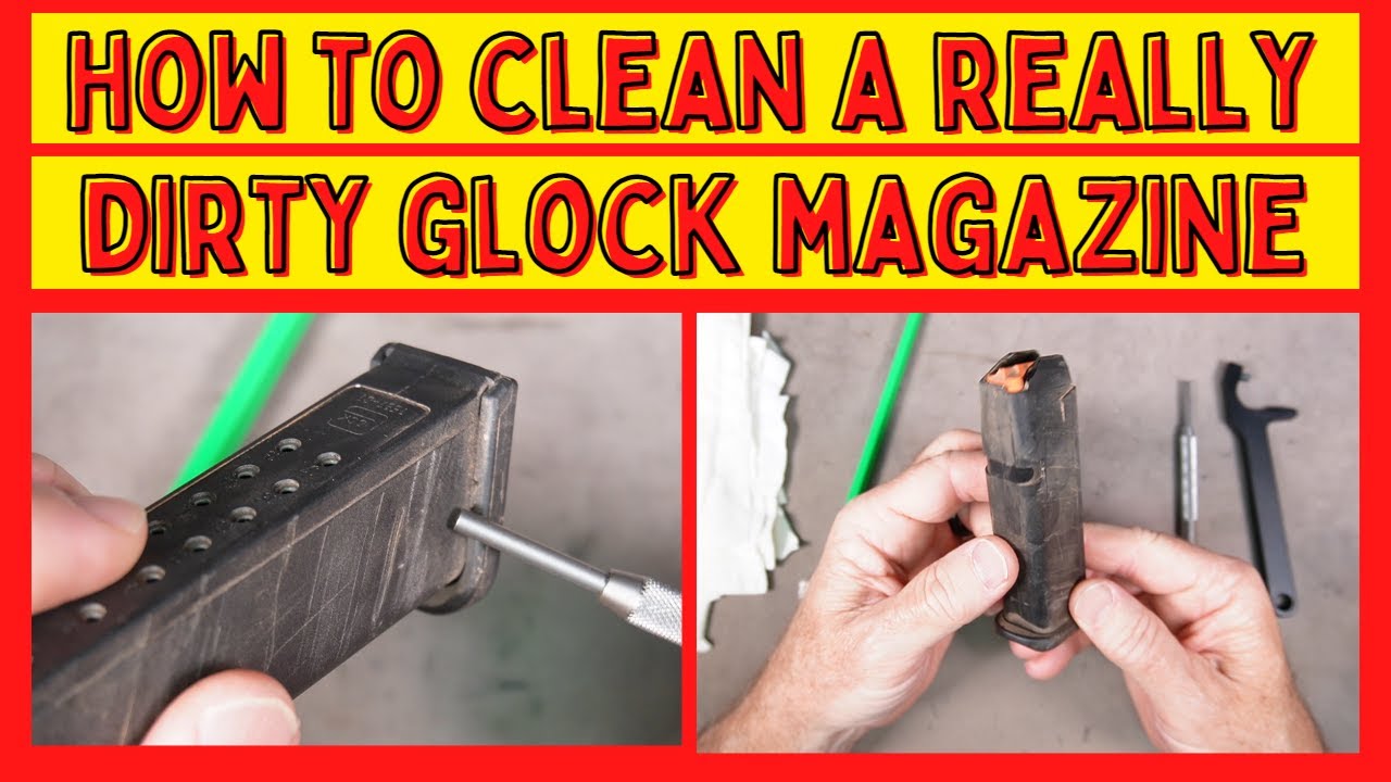 Glock Magazine: How to Disassemble & Clean. Removing the Glock Magazine Baseplate