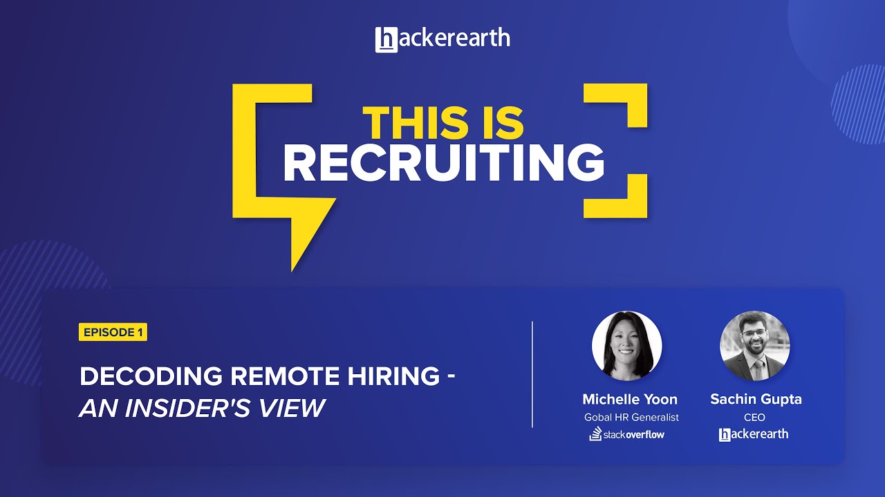 StackOverflow: Decoding remote hiring - an insider's view