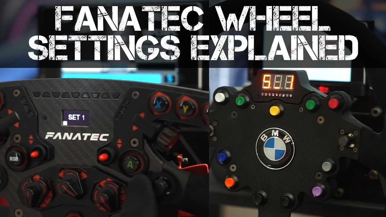 Объяснение настроек меню настройки FANATEC ClubSport + Мои настройки F1 2018