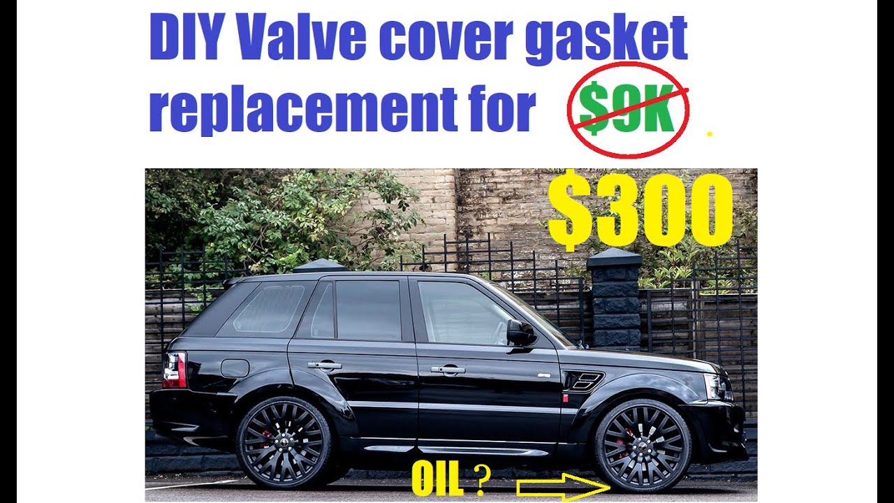 Самостоятельная замена прокладок клапанной крышки Range Rover Sport Supercharged 5.0l менее чем з...