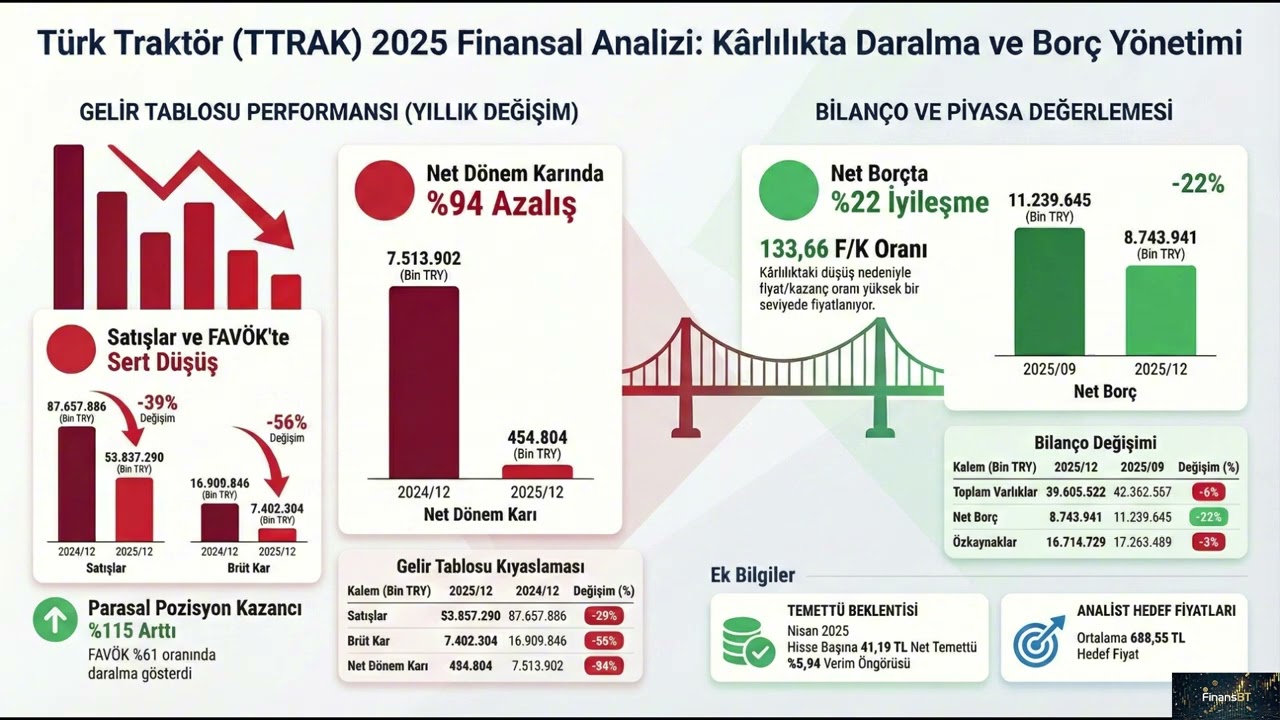Temett&uuml; Devi TTRAK Bilan&ccedil;o Analizi 4. &Ccedil;eyrek 2025