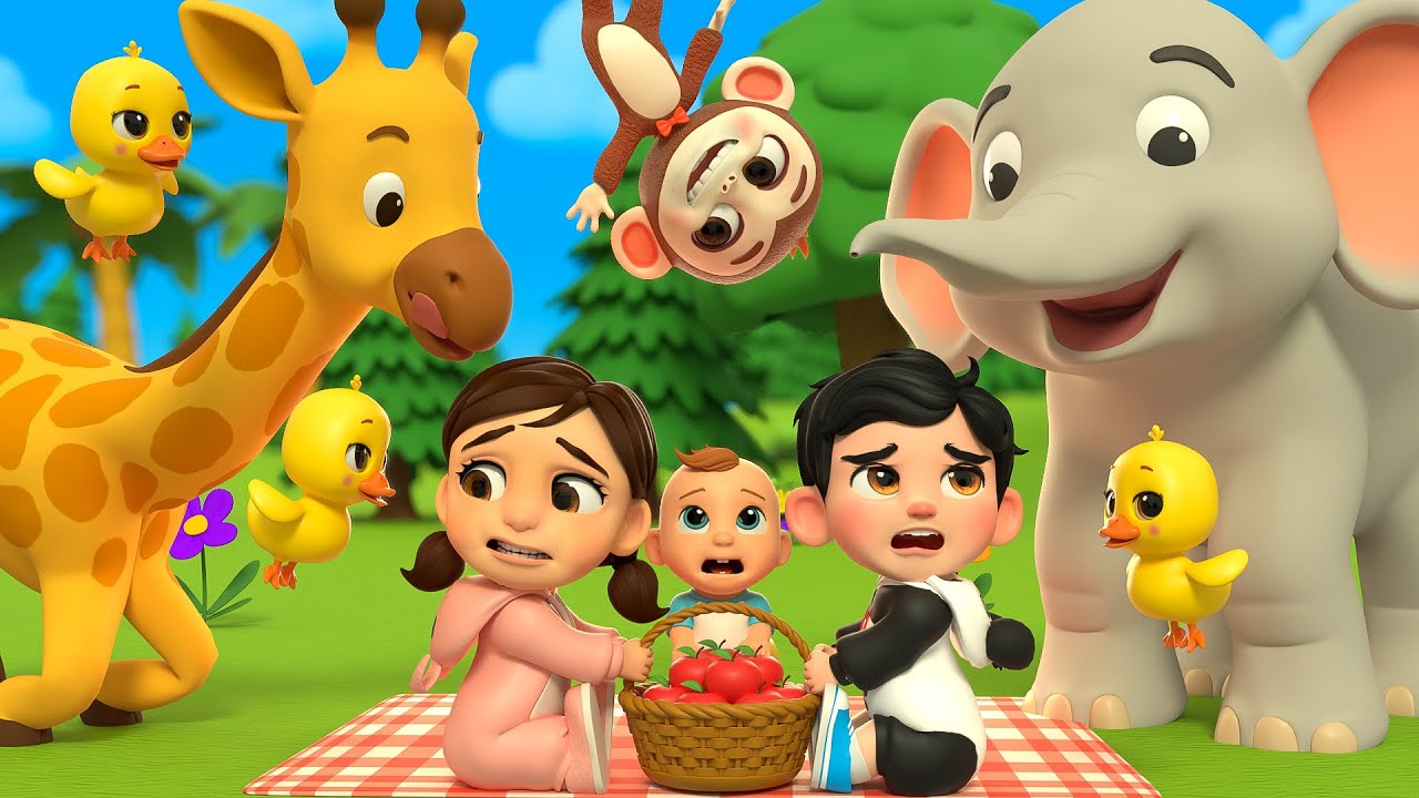Animales de safari picnic y juegos en la granja con LuLu y LaLa | Canciones para bebés
