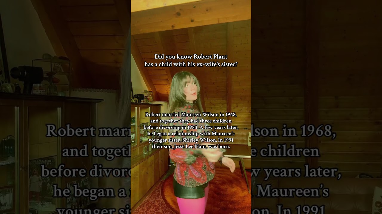 Robert Plant had a baby with his wives sister! #robertplant #ledzeppelin #classicrock #musichistory