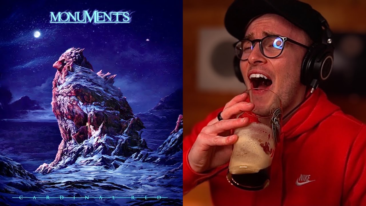Pints Of Guinness & Monuments’ New Track | Monuments - Cardinal Red (Feat. Mick Gordon) | REACTION!