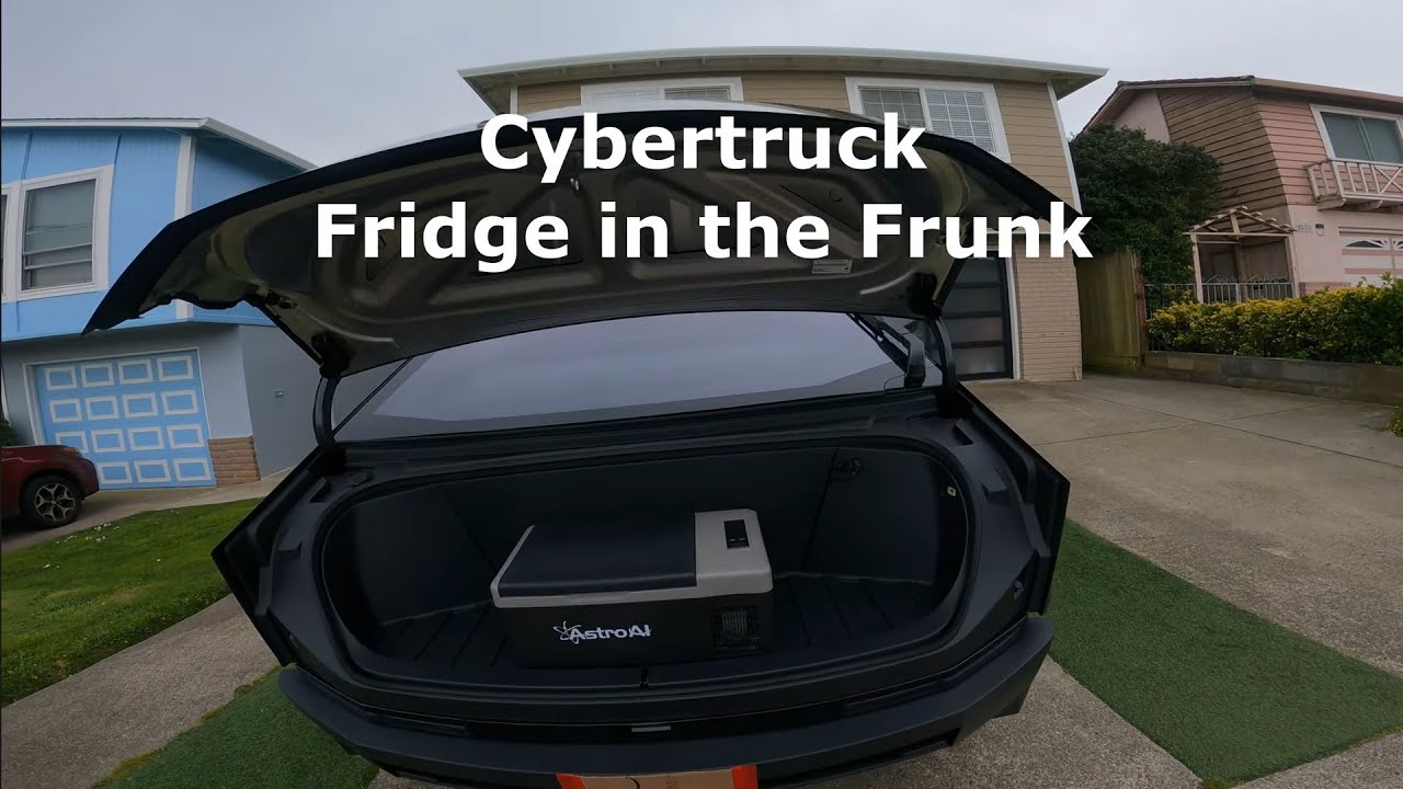 Cybertruck fridge in your frunk - How to install a refrigerator in a Cybertruck