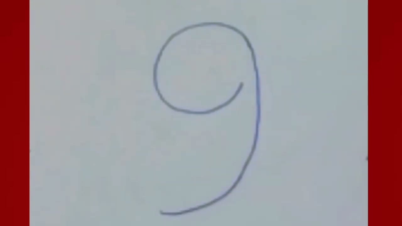 How to draw cat from number 9 step by step||Easy Drawing Ideas||draw with numbers||drawing for kids