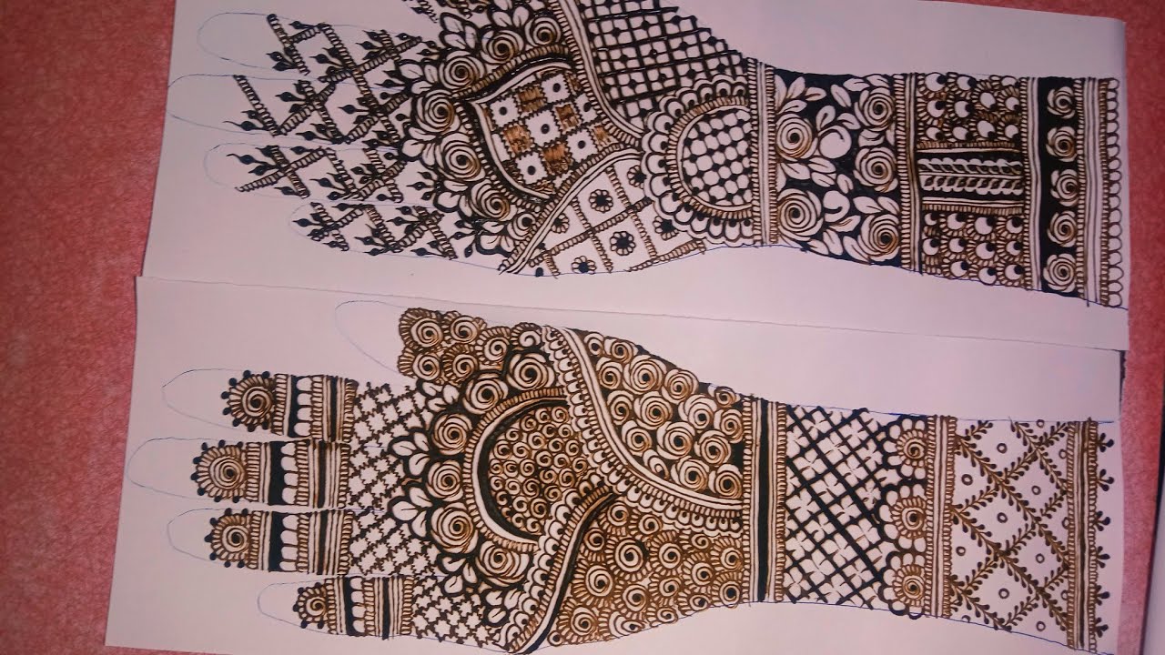 full hand mehndi design
