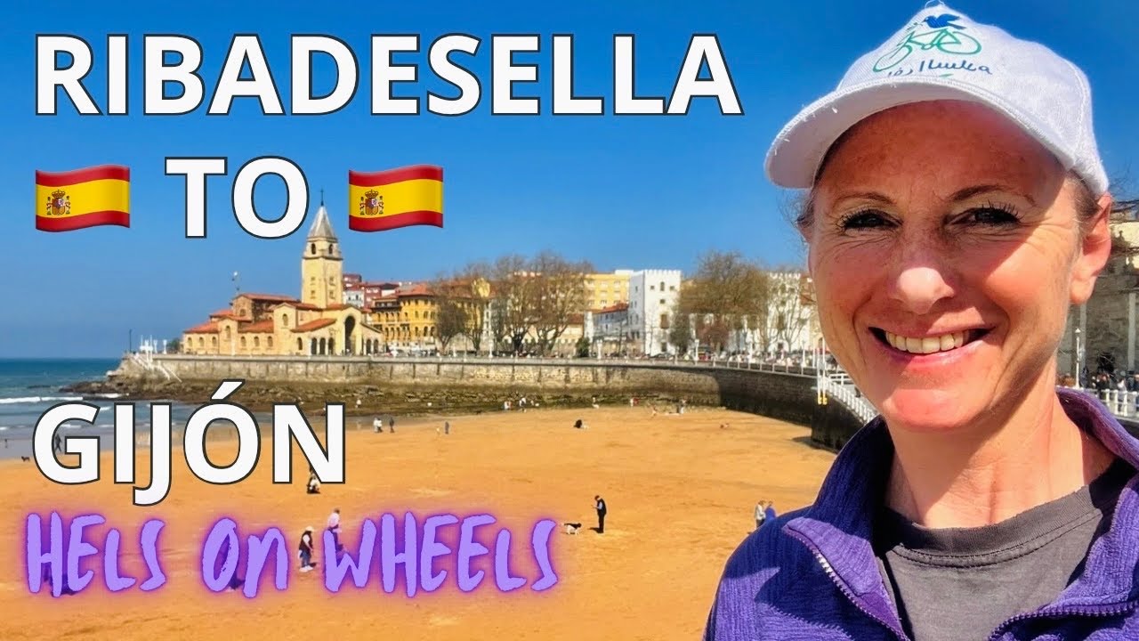 Уклоны 12%! Самый сложный день на Камино? 💀 Хихон и Римские бани | Велопутешествие по Испании (дн...