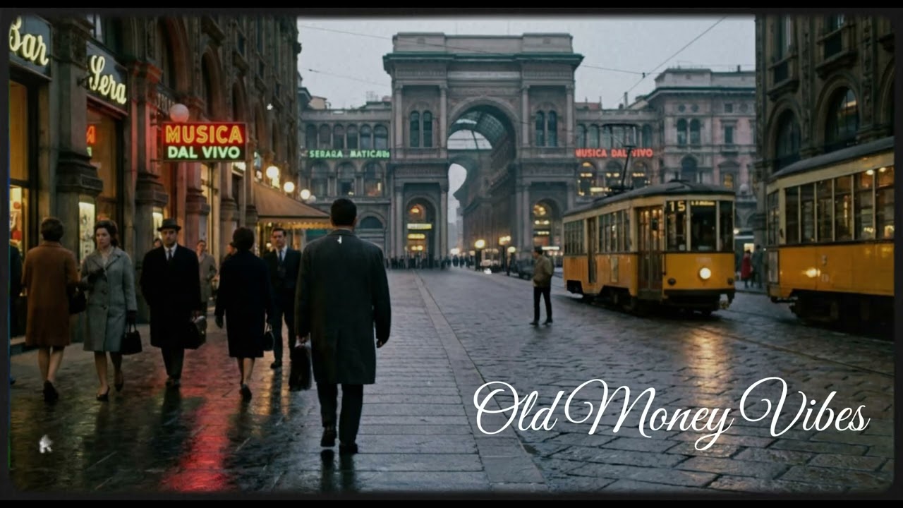 Sera a Milano - Milan 1970s (Old Money Vibes | Sophisticated Italian Noir)