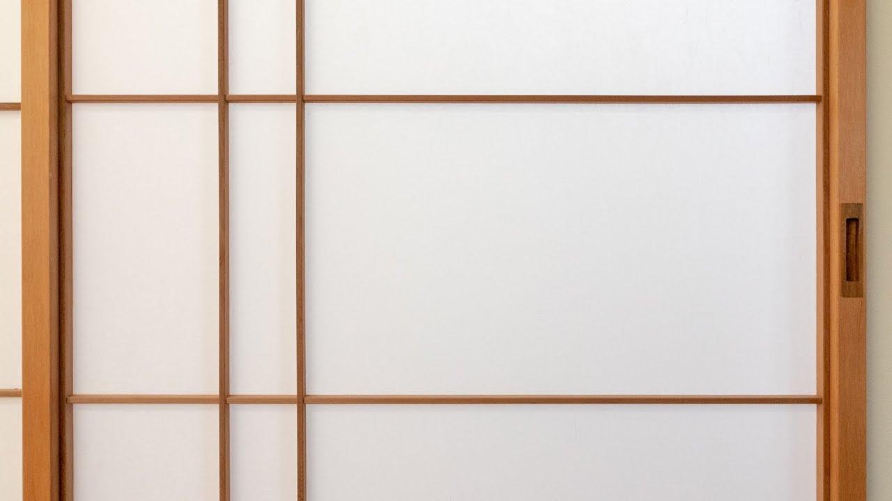 Making Shoji Sliding Doors