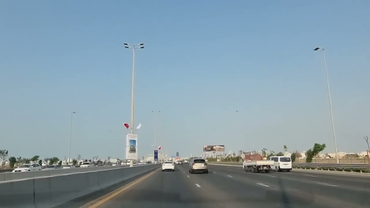 Driving in Bahrain 2023 | Road Trip from A'Ali to Manama