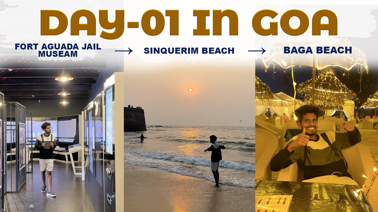 Day 01 in GOA || Goa History, Best SUNSET BEACH, Best Night life || telugu vlog @LIFEOFANIL016