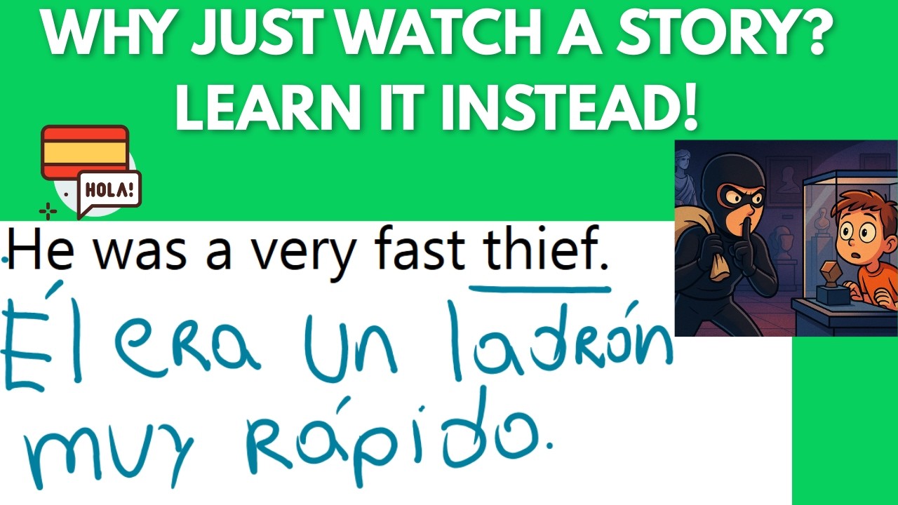 Improve Your Spanish with Stories - Don’t Just Listen but Learn the Story! #7