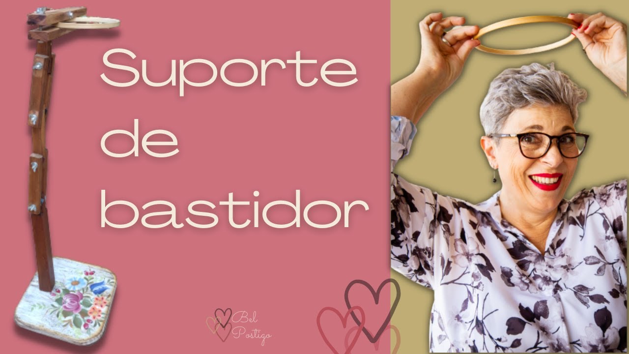 COMO MONTAR UM SUPORTE DE BASTIDOR EM CASA | FAZENDO SEU PRÓPRIO SUPORTE DE BASTIDOR