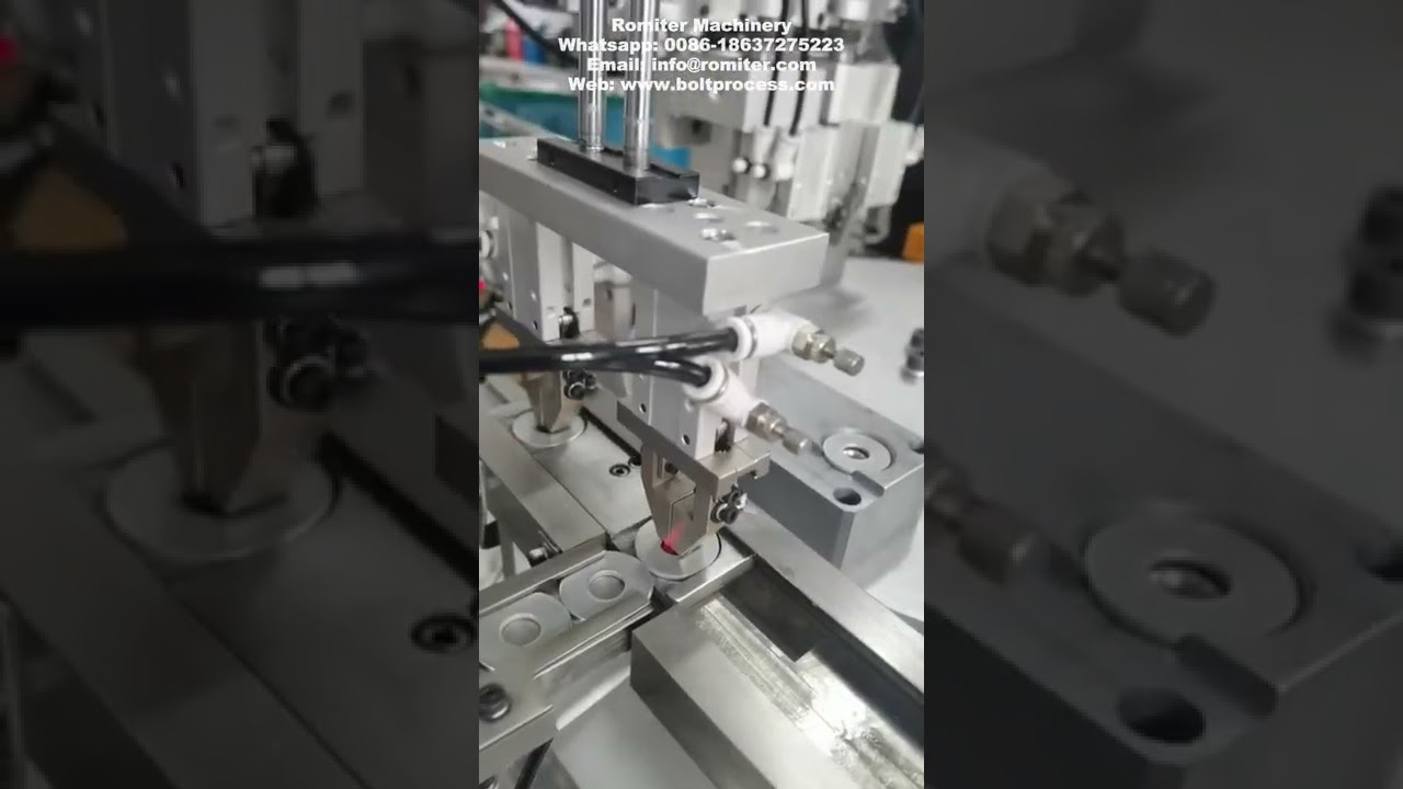 Automatic Bolt Washer and Nuts Assembling Machine