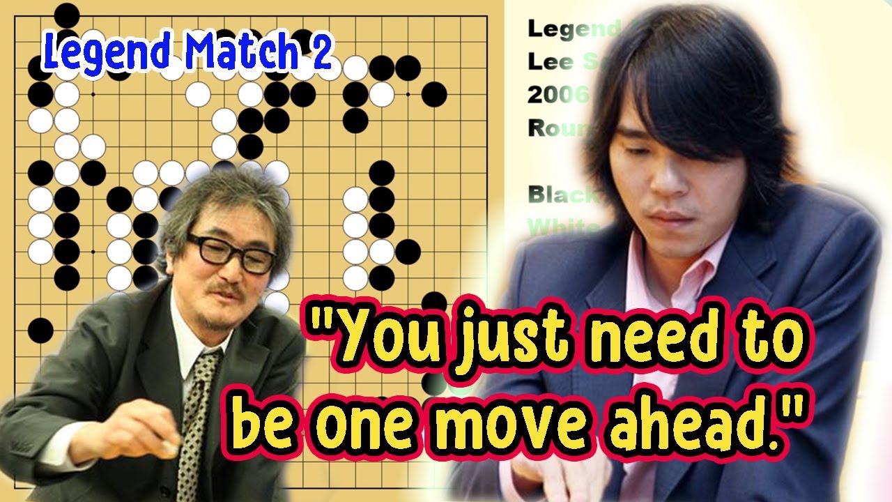 The moment when Cho Chikun approved of Lee Sedol (Legend Match 2)