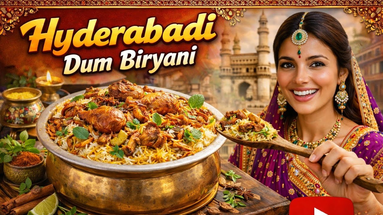 Authentic Hyderabadi Dum Biryani Recipe | Restaurant Style at Home