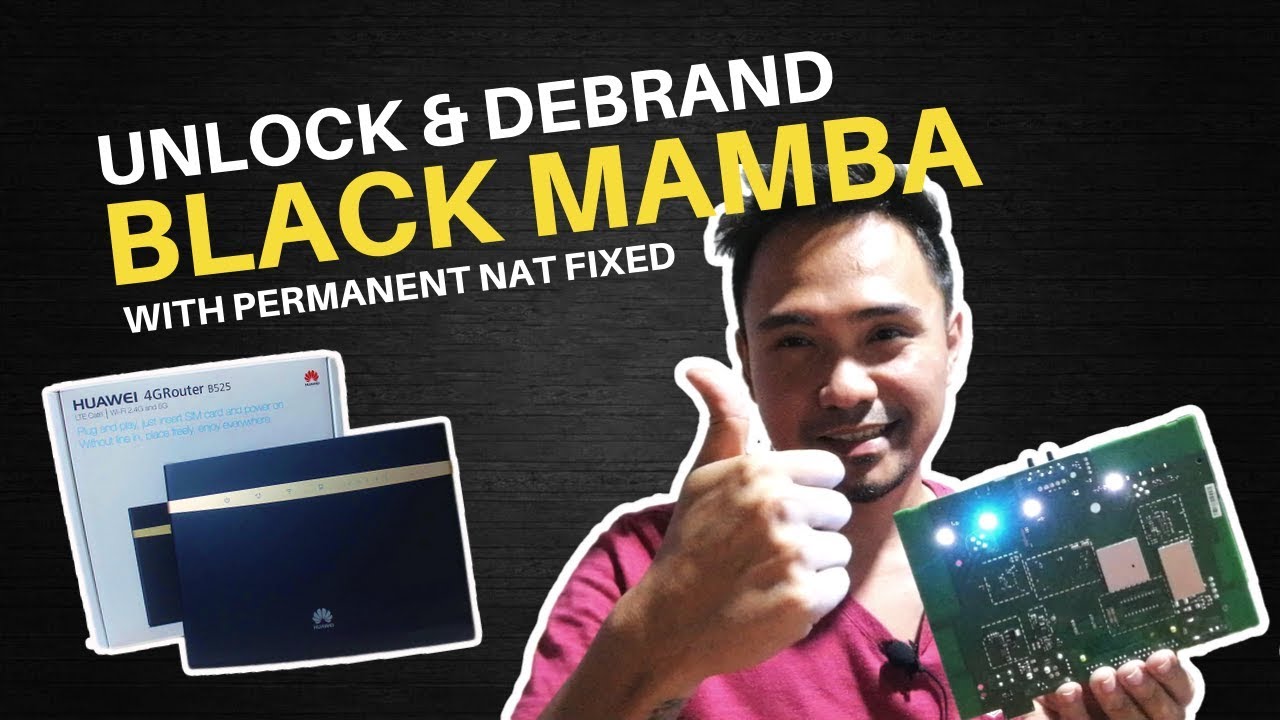 How to Openline Huawei B525S 65A (Black Mamba) with Latest firmware 2019