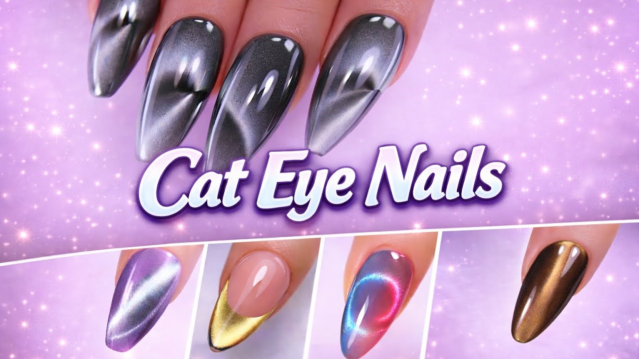  Beautiful Chrome & Cat Eye Nails Compilation 🔥