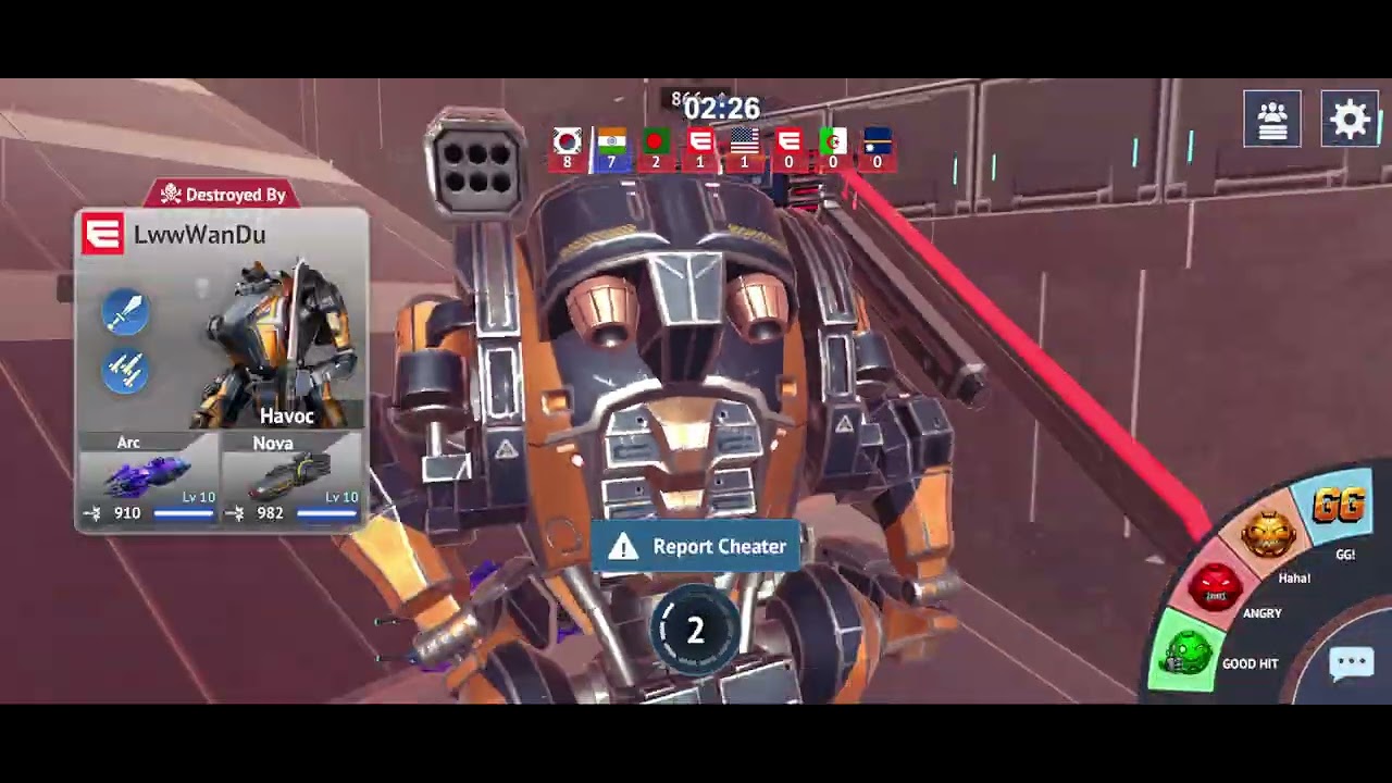 Geming 18 kill wech wers robot's 👿 #geming #gemingvideo #gemings 