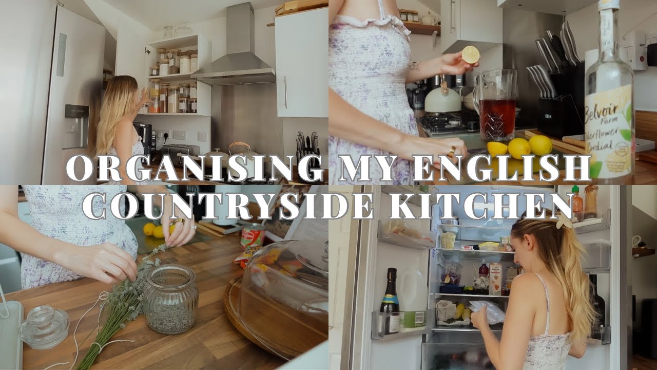 ORGANISE MY KITCHEN WITH ME - ORGANISATION & DECLUTTERING, KITCHEN STYLING IDEAS