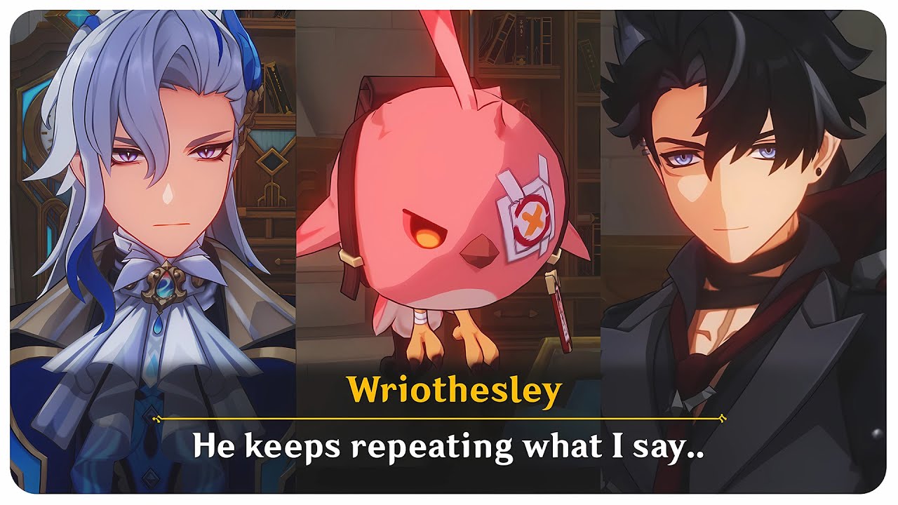 Neuvillette & Wriothesley Meet Cacucu (Cutscene) Whirling Waltz | Genshin Impact 5.6