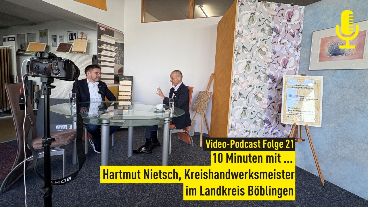 Folge 21: 10 Minuten mit Hartmut Nietsch, Kreishandwerksmeister im Landkreis Böblingen