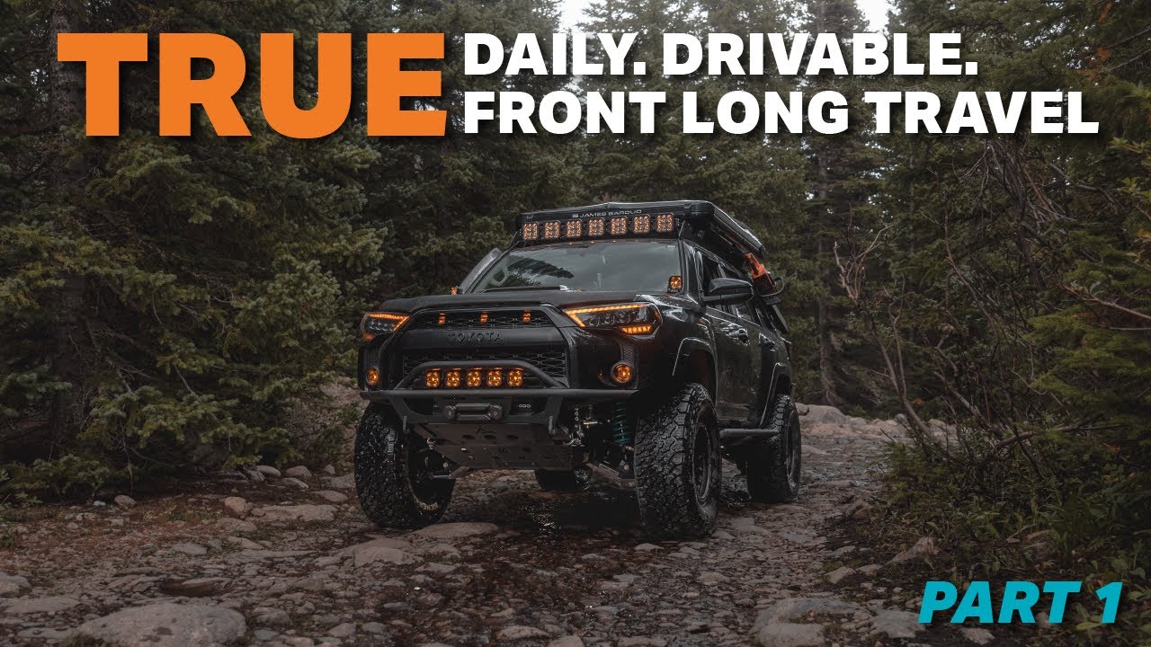 Только что выпущен комплект для передних колес 4Runner Low Maintenance Daily Driver 2 дюйма (шире...