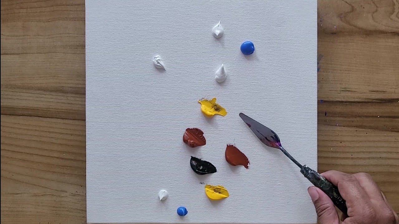 Simple & Easy / Acrylic Landscape Painting For Beginners / Satisfying / Days Challenge / Day #153