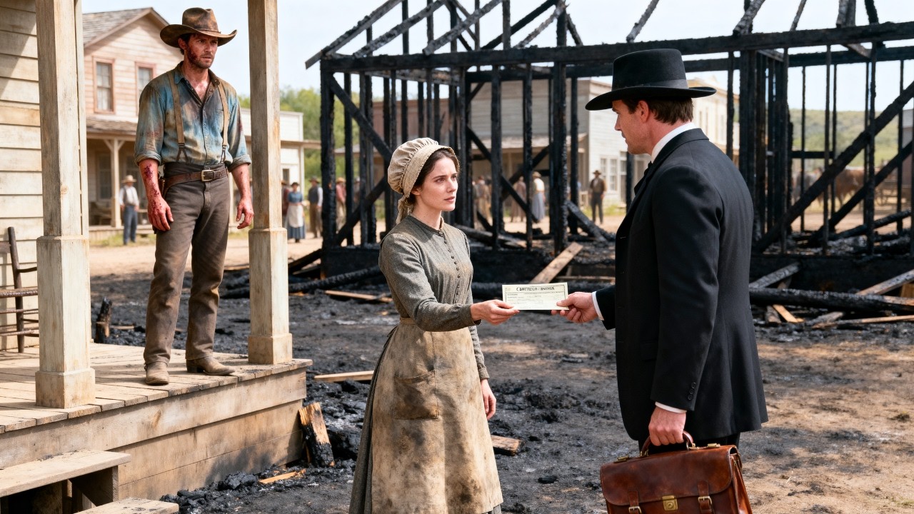 Mail-Order Bride With a Hidden Fortune Rebuilds a Burned Ranch for the Broken Cowboy
