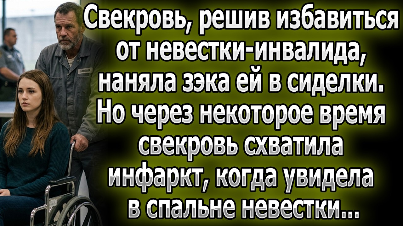 Свекровь наняла зэка, чтобы извести невестку-инвалида, но схватила инфаркт от увиденного в спальне.